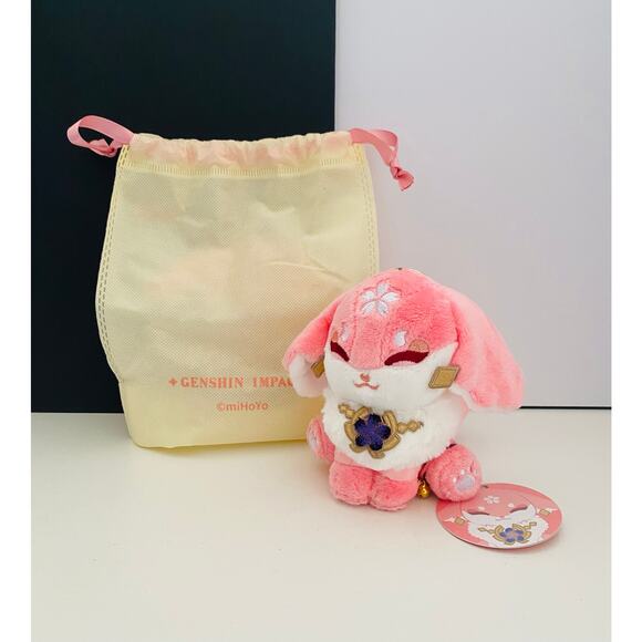 Genshin Impact Divina Vulpes Series Yae Miko Plush Dangler Nui Charm - Picture 1 of 5
